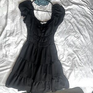 Black Dress going out look